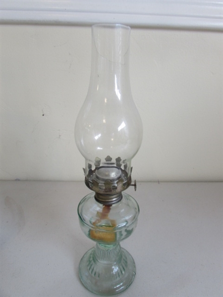 VARIETY OF OIL LAMPS AND SCONCES
