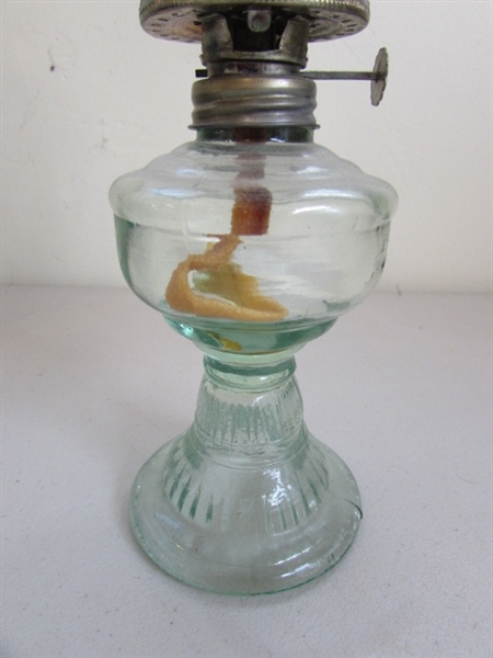 VARIETY OF OIL LAMPS AND SCONCES