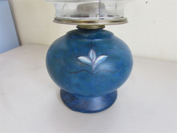 VARIETY OF OIL LAMPS AND SCONCES