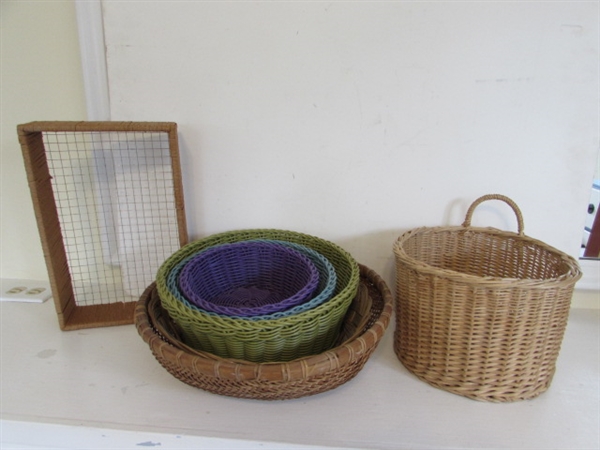 VARIETY OF BASKETS