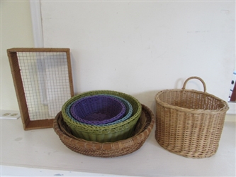 VARIETY OF BASKETS