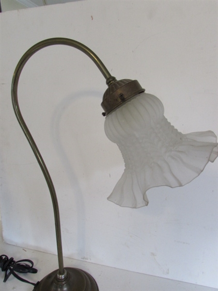 BRASS DECOR - VASE, LAMP, HOURGLASS AND MORE