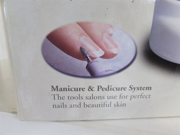 PEDICURE PACKAGE! FOOT SPA AND MASSAGE MAT, POLISH AND MORE