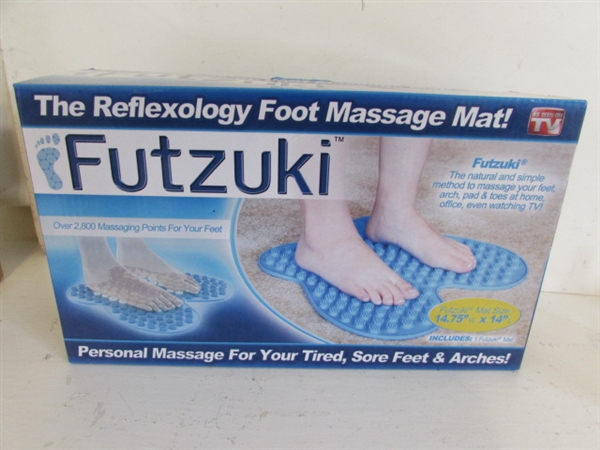 PEDICURE PACKAGE! FOOT SPA AND MASSAGE MAT, POLISH AND MORE