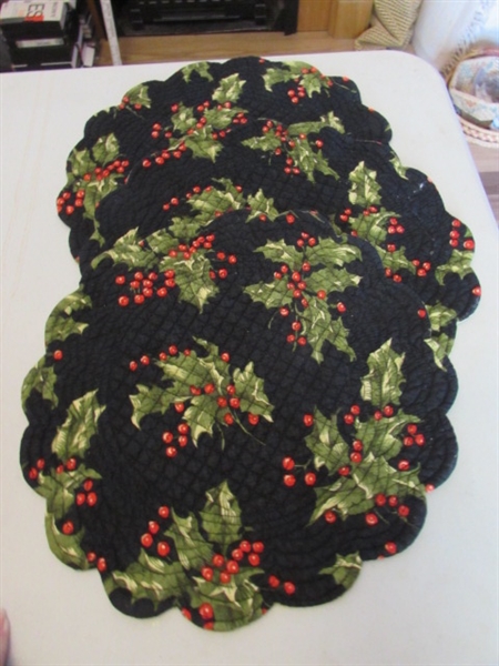 7' CHRISTMAS TREE, TREE SKIRTS & MORE