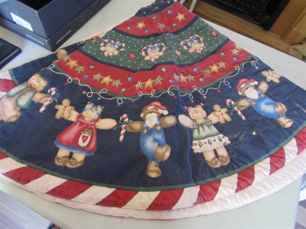 7' CHRISTMAS TREE, TREE SKIRTS & MORE