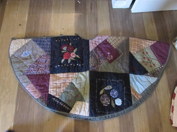 7' CHRISTMAS TREE, TREE SKIRTS & MORE