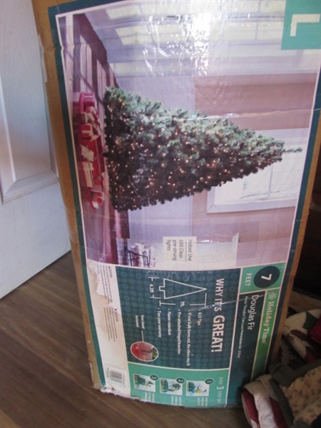 7' CHRISTMAS TREE, TREE SKIRTS & MORE