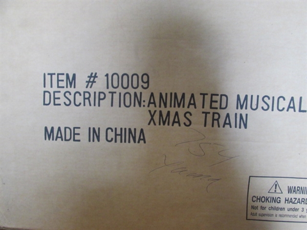 ANIMATED MUSICAL CHRISTMAS TRAIN