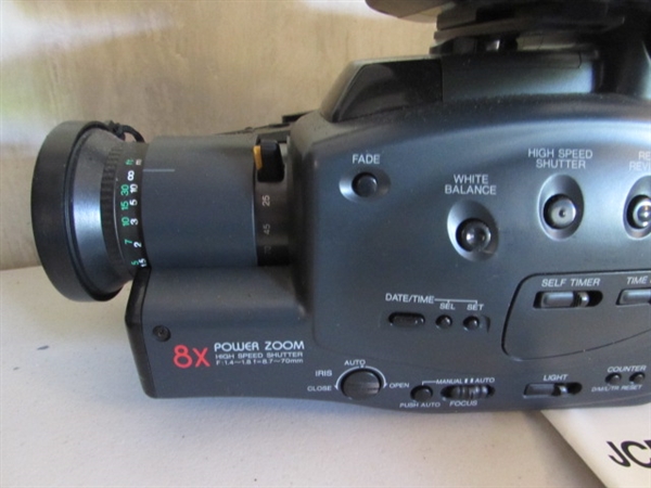 VINTAGE CAMCORDER, POCKET CAMERA & CAMERA ACCESSORIES