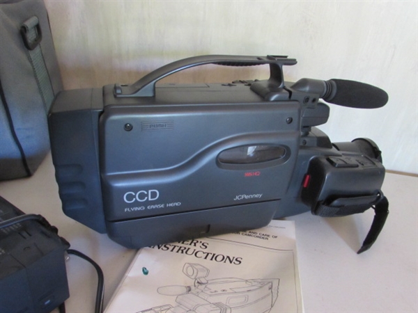 VINTAGE CAMCORDER, POCKET CAMERA & CAMERA ACCESSORIES