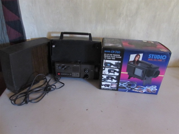 ALL-IN-ONE TRANSFER TO VHS & REEL TO REEL PROJECTOR