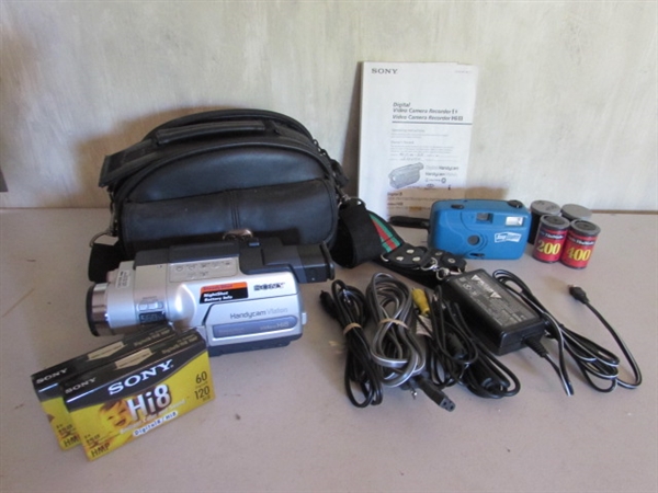SONY HANDYCAM, CAMERA, FILM, ETC