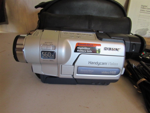 SONY HANDYCAM, CAMERA, FILM, ETC