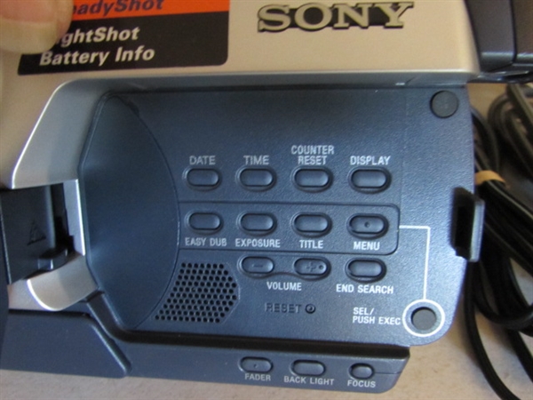 SONY HANDYCAM, CAMERA, FILM, ETC