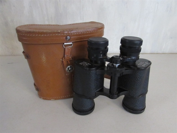 VINTAGE BINOCULARS & DUCK DECOR