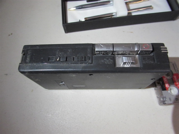 MICROCASSETTE RECORDER, GARMIN & MORE