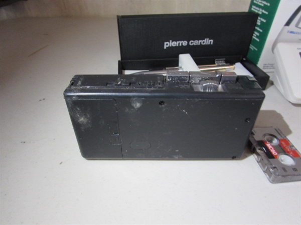 MICROCASSETTE RECORDER, GARMIN & MORE