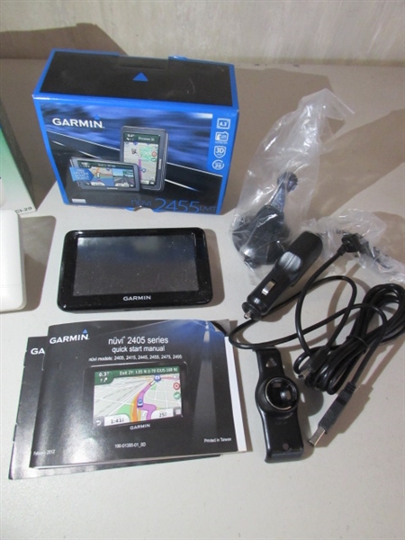 MICROCASSETTE RECORDER, GARMIN & MORE