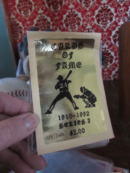 VINTAGE BASEBALLS, SOFTBALL, MIT, GLOVE & MORE