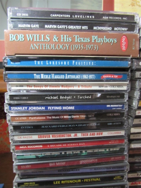 LARGE COLLECTION OF CD'S & MUSIC BOOKLETS