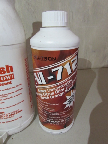 3 NEW BOTTLES OF D-MOLISH ORANGE SCENT ODOR ELIMINATOR
