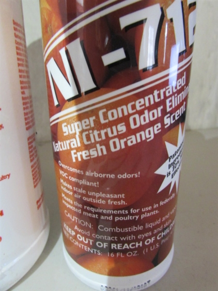3 NEW BOTTLES OF D-MOLISH ORANGE SCENT ODOR ELIMINATOR