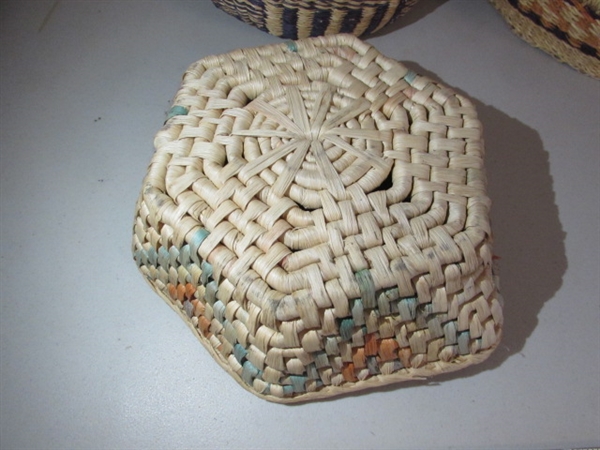 BASKETS & MOSAIC COASTERS