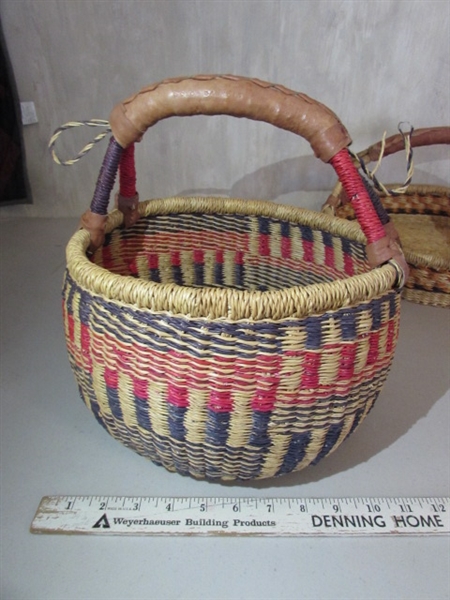 BASKETS & MOSAIC COASTERS