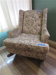 WINGBACK ROCKING CHAIR