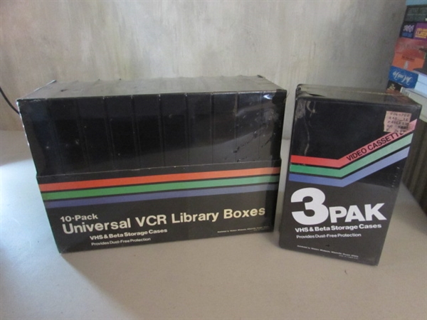MAGNAVOX VHS/DVD PLAYER AND VHS COLLECTION