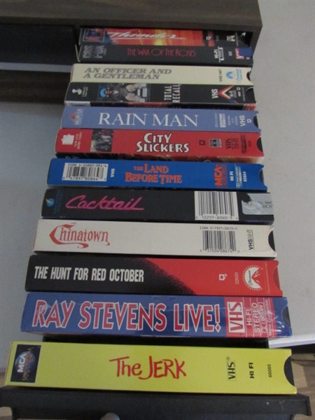 MAGNAVOX VHS/DVD PLAYER AND VHS COLLECTION