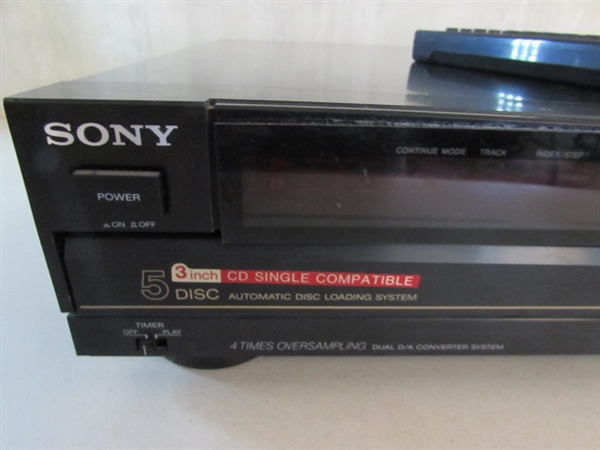 SONY 5 DISC PLAYER