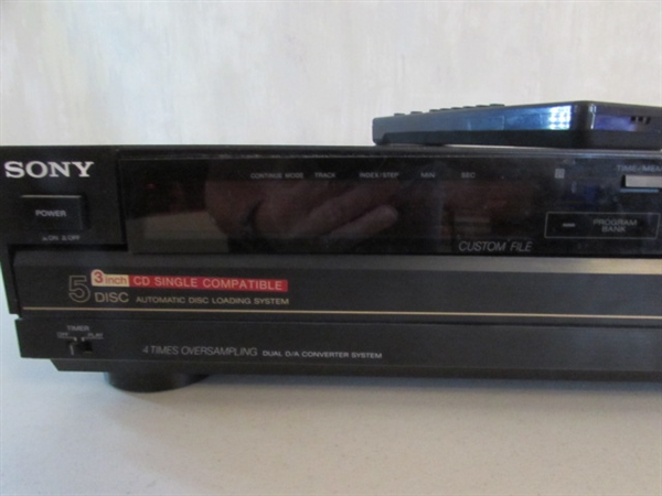 SONY 5 DISC PLAYER