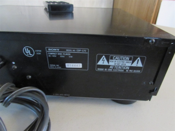 SONY 5 DISC PLAYER