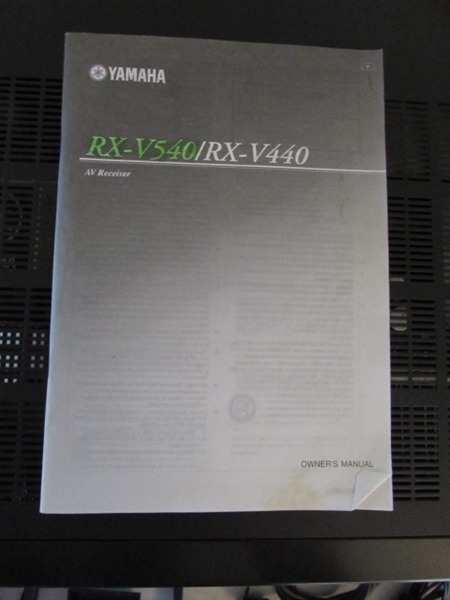 YAMAHA AV RECEIVER