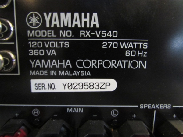 YAMAHA AV RECEIVER