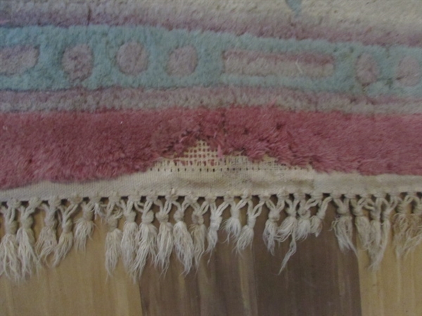 VICTORIAN PINK FLORAL AREA RUG