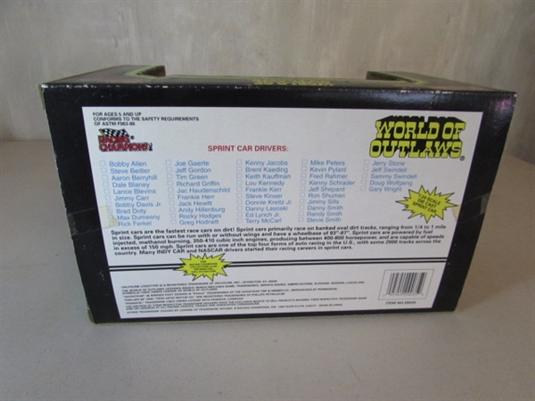 2 WORLD OF OUTLAWS DIECAST CARS