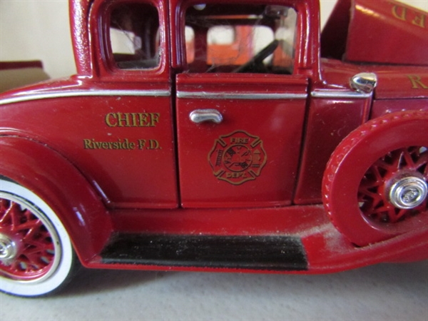 1932 FORD COUPE, 1941 CHEVY FLATBED & 1932 RFD MODEL CARS