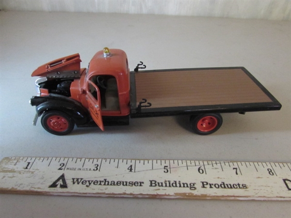 1932 FORD COUPE, 1941 CHEVY FLATBED & 1932 RFD MODEL CARS