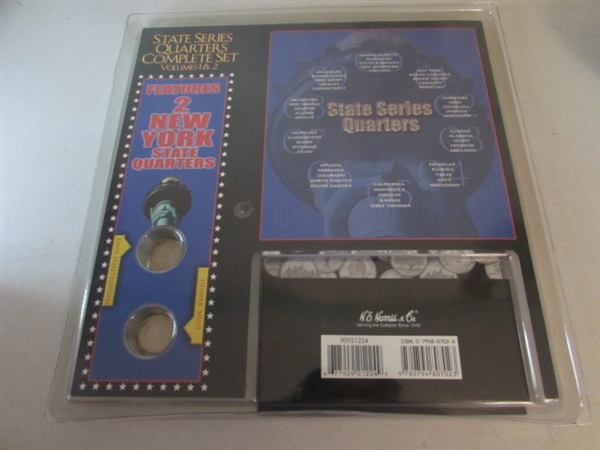STAMPS, WASHINGTON QUARTER COLLECTION BOOKS 1999-2008, MONEY MILL AND FAMILY OF EAGLES VHS