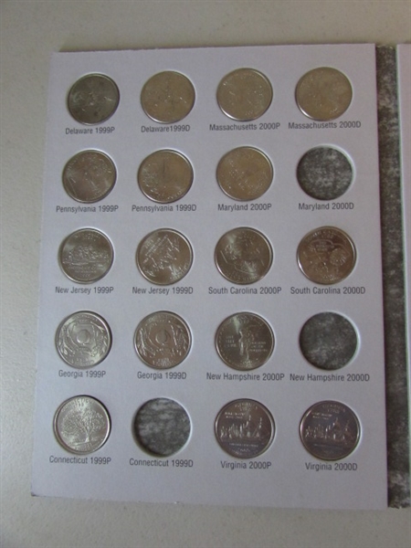 STAMPS, WASHINGTON QUARTER COLLECTION BOOKS 1999-2008, MONEY MILL AND FAMILY OF EAGLES VHS