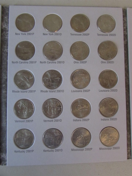 STAMPS, WASHINGTON QUARTER COLLECTION BOOKS 1999-2008, MONEY MILL AND FAMILY OF EAGLES VHS