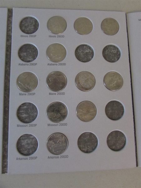 STAMPS, WASHINGTON QUARTER COLLECTION BOOKS 1999-2008, MONEY MILL AND FAMILY OF EAGLES VHS