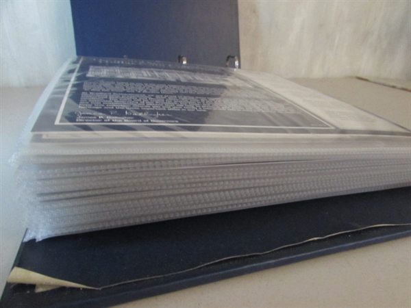 PRESIDENTIAL DOLLAR COIN COLLECTION IN BINDER 1 0F 2