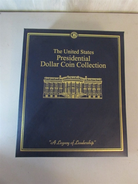 PRESIDENTIAL DOLLAR COIN COLLECTION IN BINDER 2 OF 2