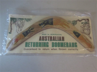 AUSTRALIAN RETURNING BOOMERANG