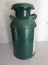 "ALTA" METAL GREEN MILK CAN