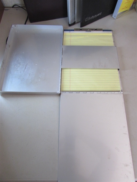 ASSORTED BINDERS, PHOTO ALBUMS, NEGATIVE SLEEVES AND CALCULATORS